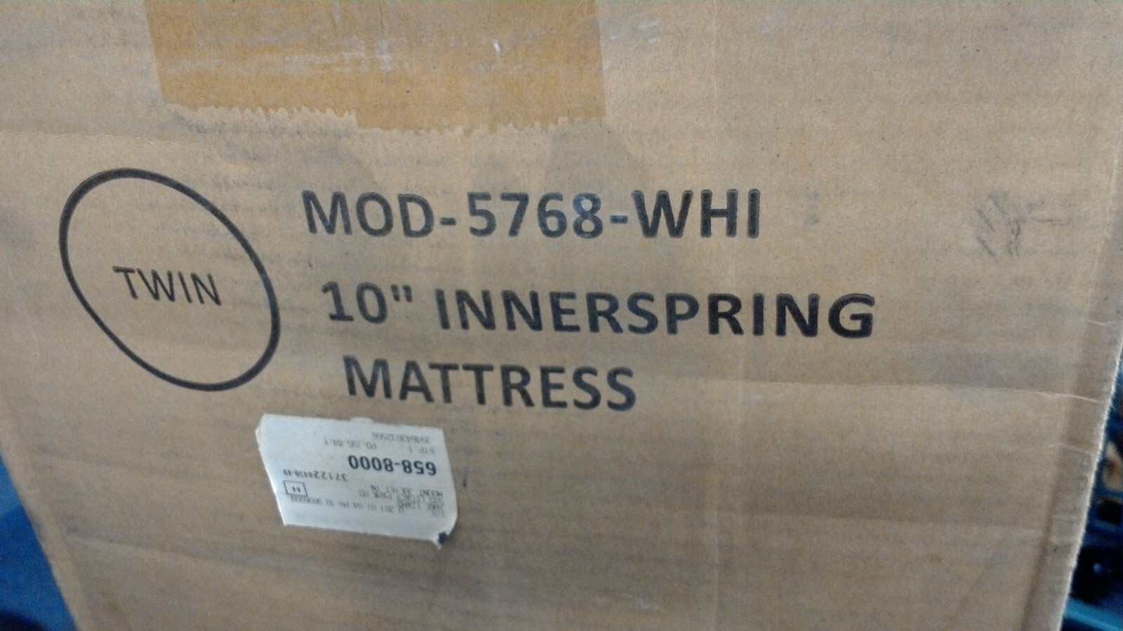 Jenna 10″ Twin Innerspring Twin Mattress in a box-Open Box-Plastic Seal Intact
