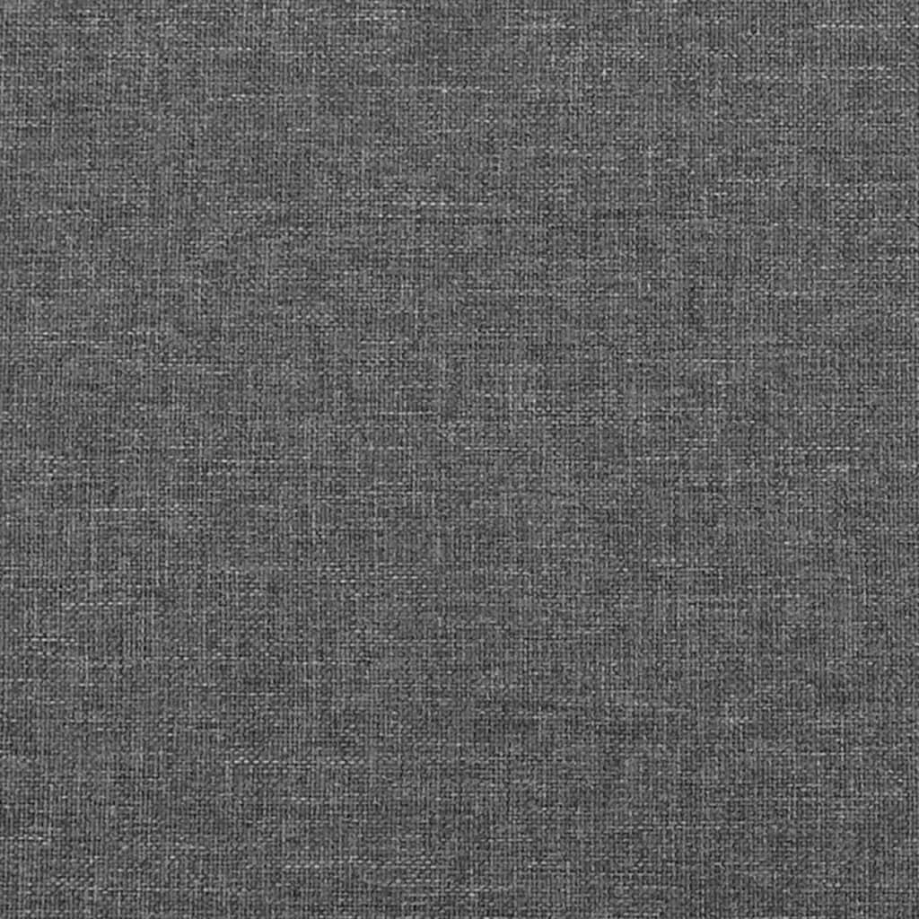 NNEVL Headboards 2 pcs Dark Grey 80x7x78/88 cm Fabric