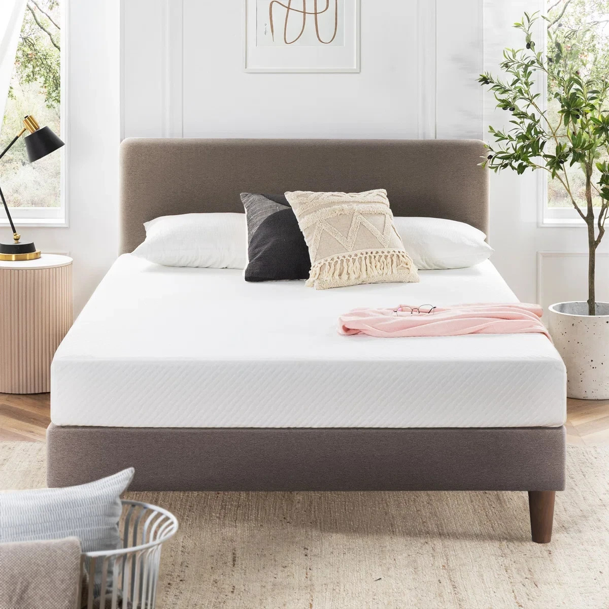 8” Medium Memory Foam Mattress in a Box – Twin. 39″ x 75 L.