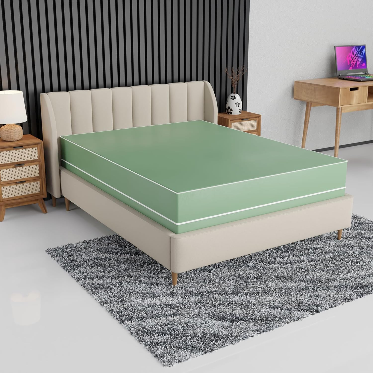 8″ Firm Double-Sided Waterproof Innerspring Mattress & Boxspring Set, Twin