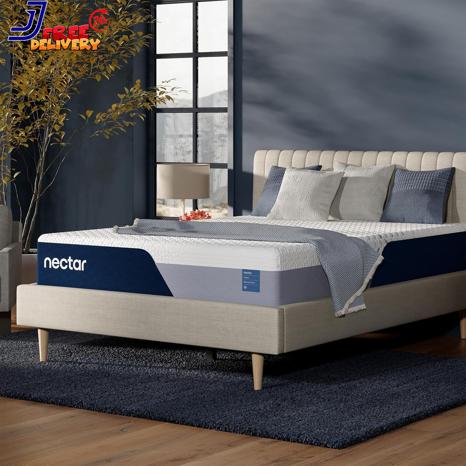 Classic 12” King Mattress Medium Firm Contouring Memory Foam Cooling Top Layer