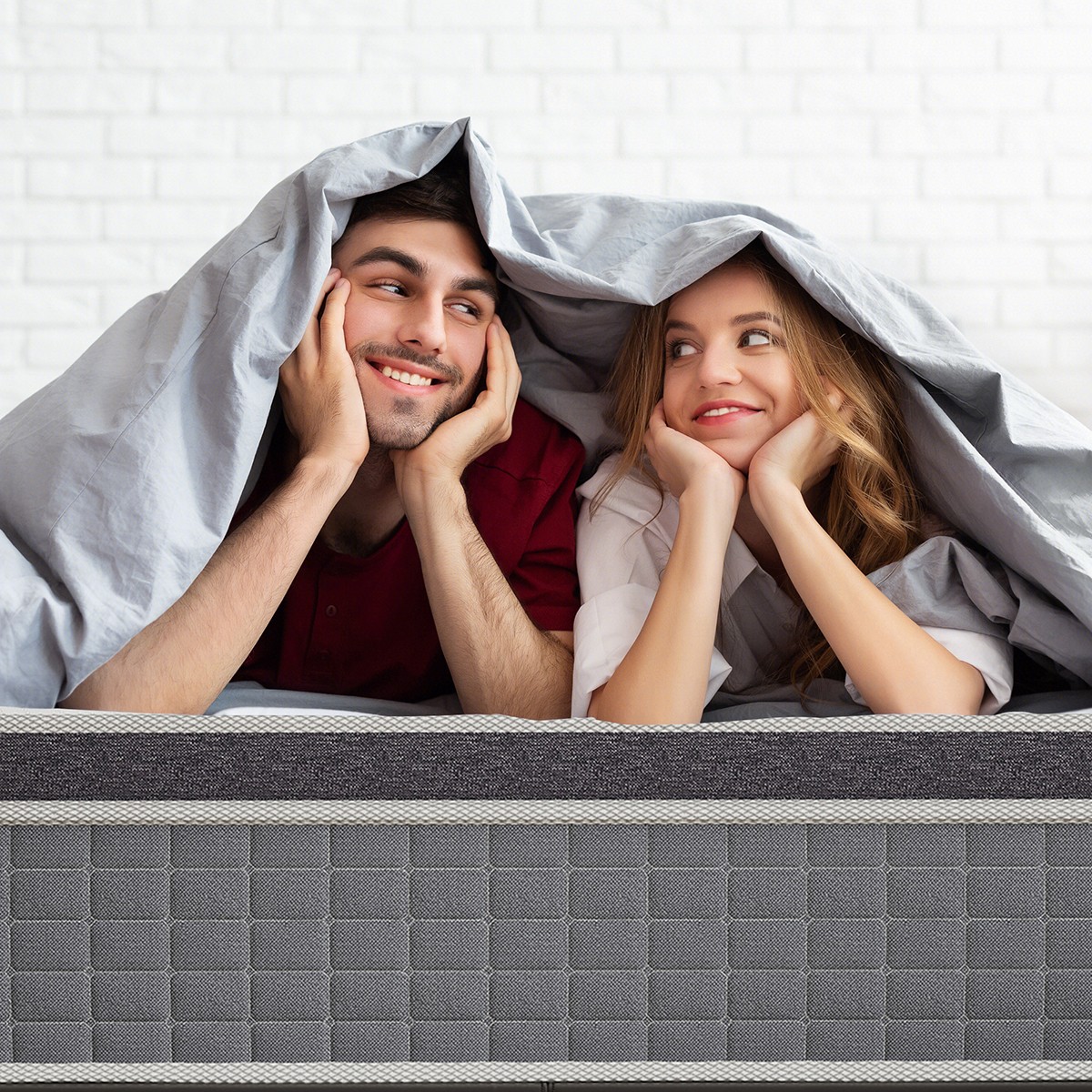 10/12/14 Inch Mattress Hybrid Memory Foam Bed in A Box,Twin Full Queen King Size