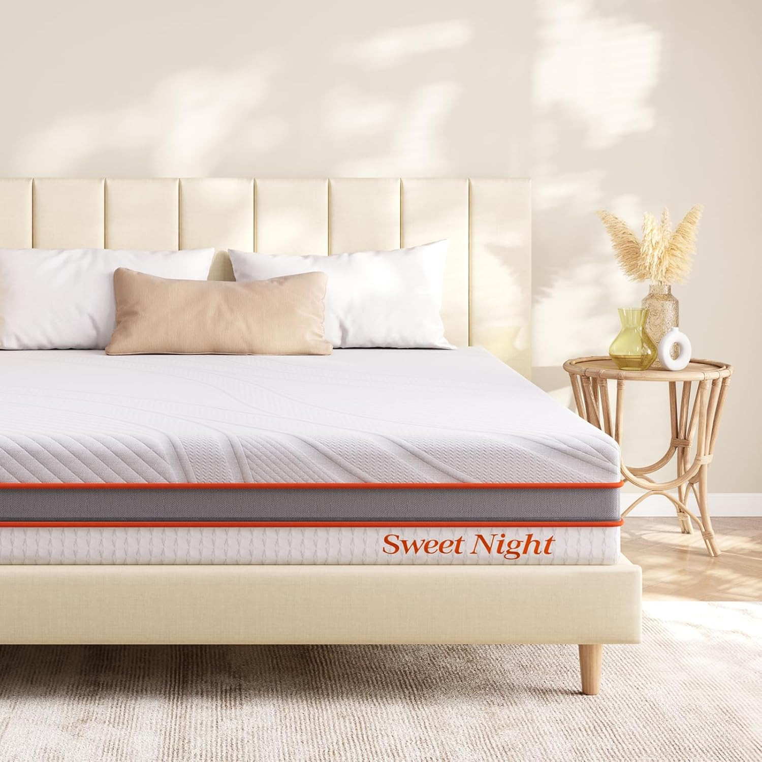 12″ King Gel Memory Foam Mattress – Flippable & Motion Isolating Comfort