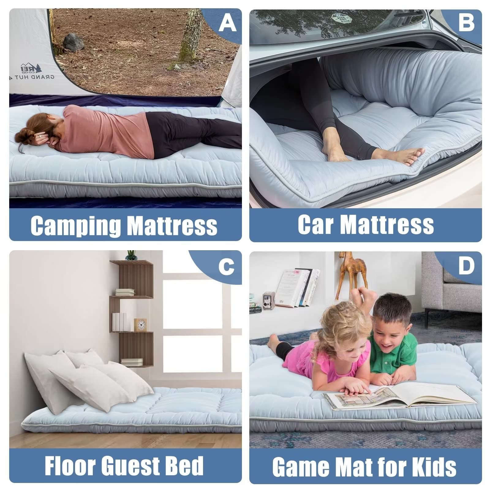 Floor Mattress Thicken Sleeping Mattress for Floor Futon Mattress for Adults …