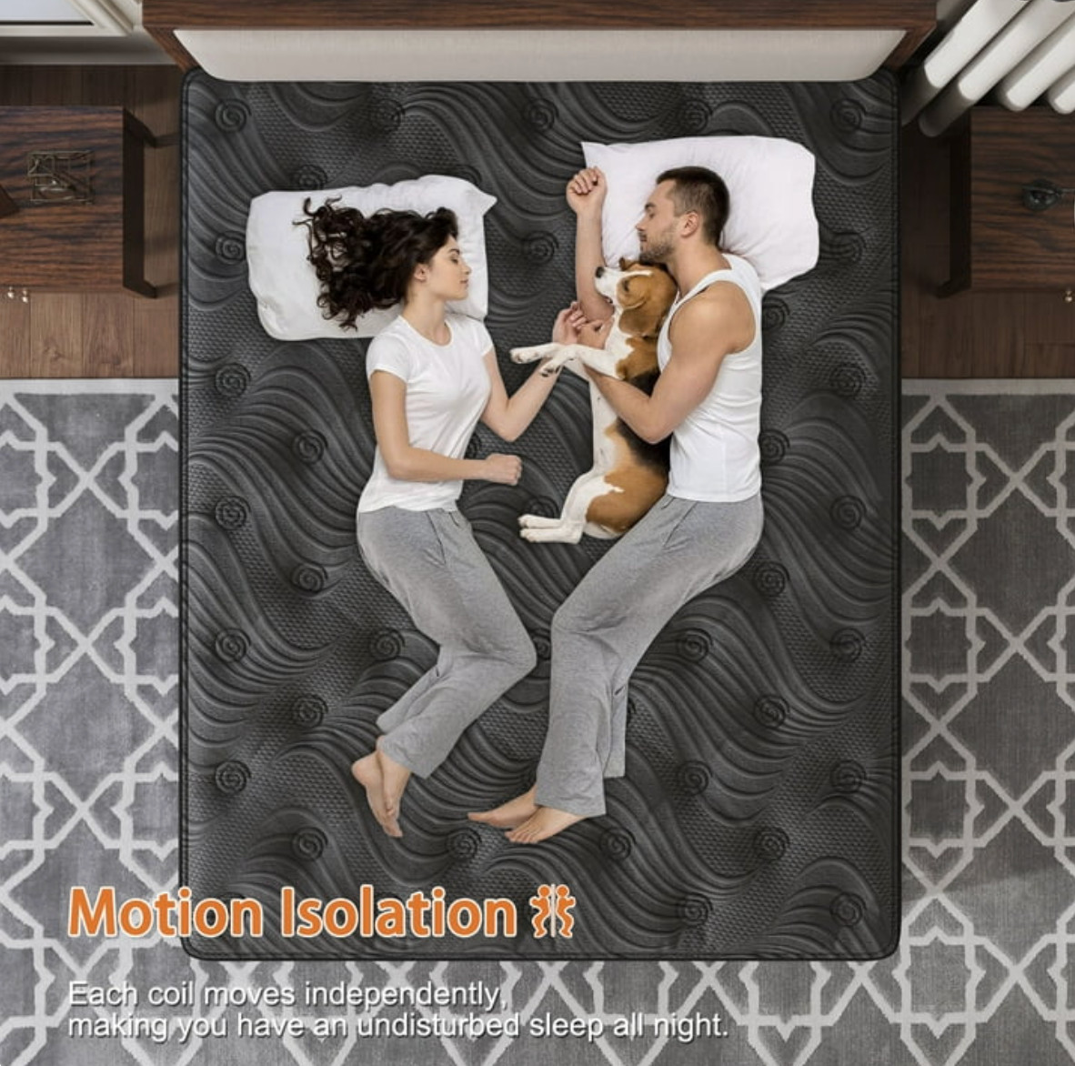 14″ Colchones Full Gel Memory Foam Hibrido Cama Full Mattress Hybrid Medium Firm