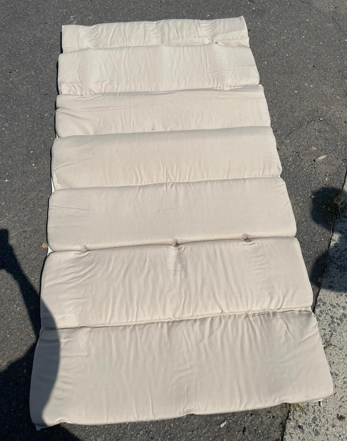 RST Outdoor Delano Double Orbital Lounge Replacement Mattress ONLY Tan Polyester