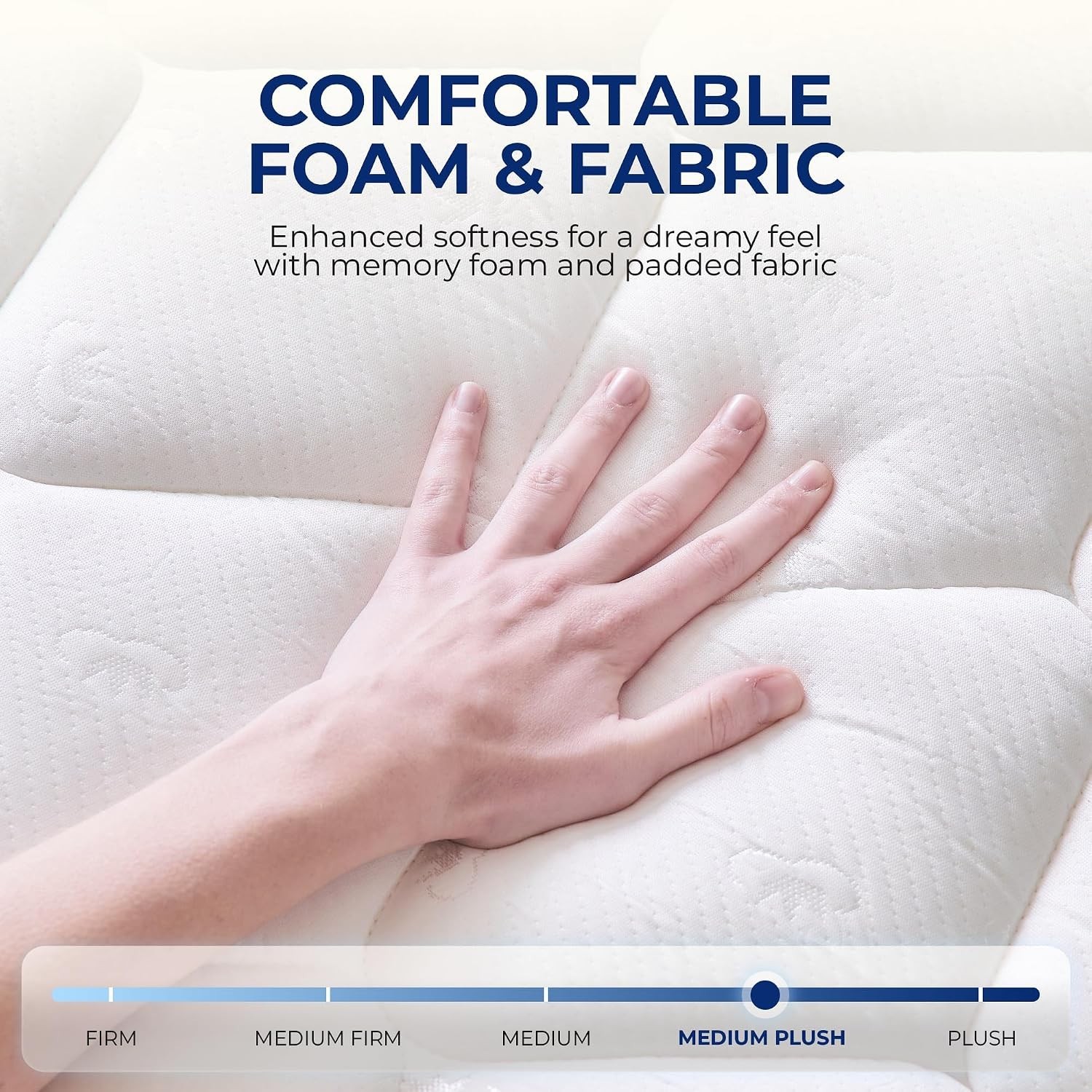 Eco-Friendly Twin Mattress: 10” Hybrid with Cooling Foam & Pocket Bloom Support