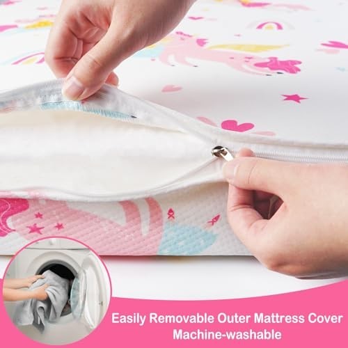 Portable Pack n Play Mattress 38″x26″ – Premium Soft Foam, Odorless, Breathable