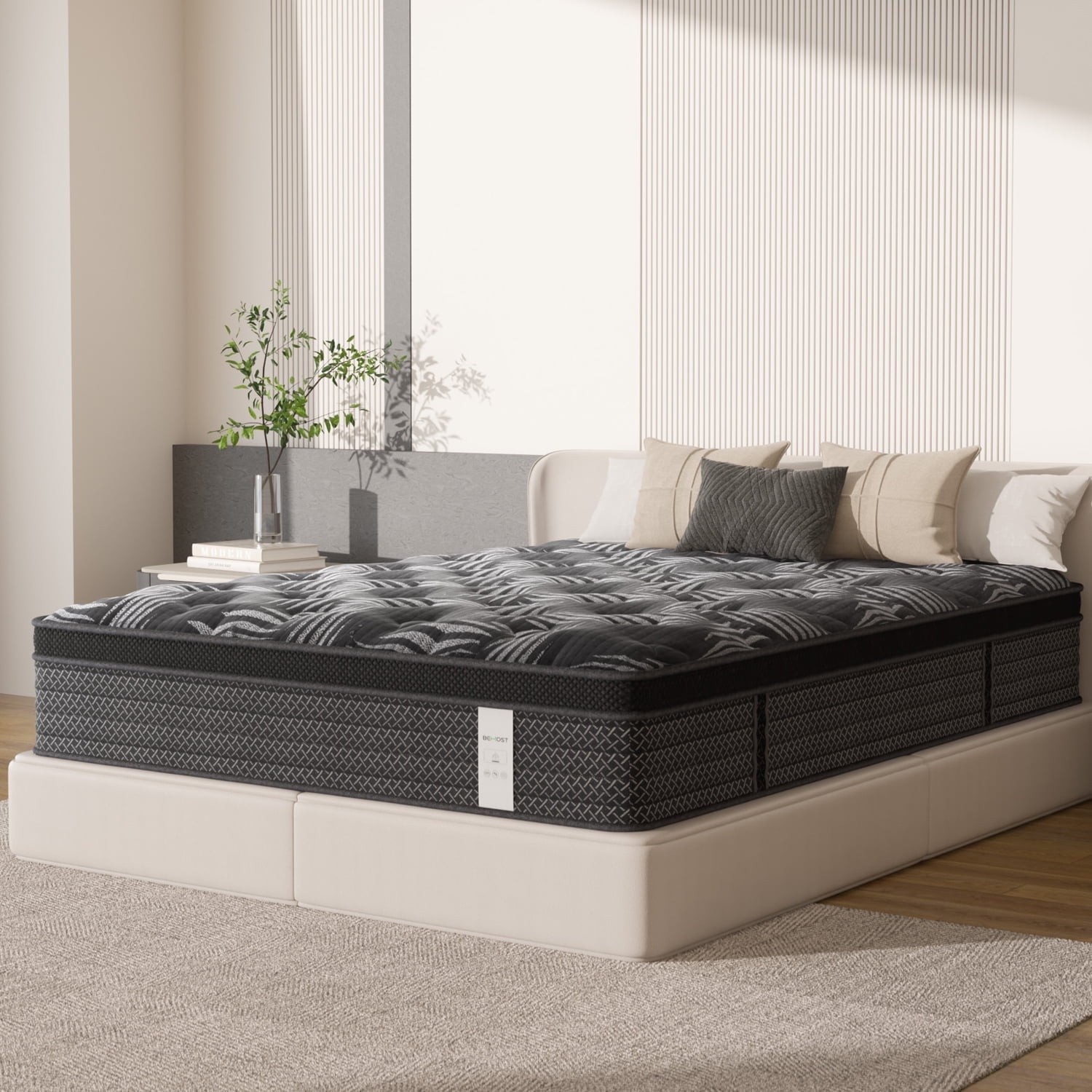 10″ Colchones FULL Size De Espuma 10 Pulgadas Memory Foam Mattress Hybrid Bed