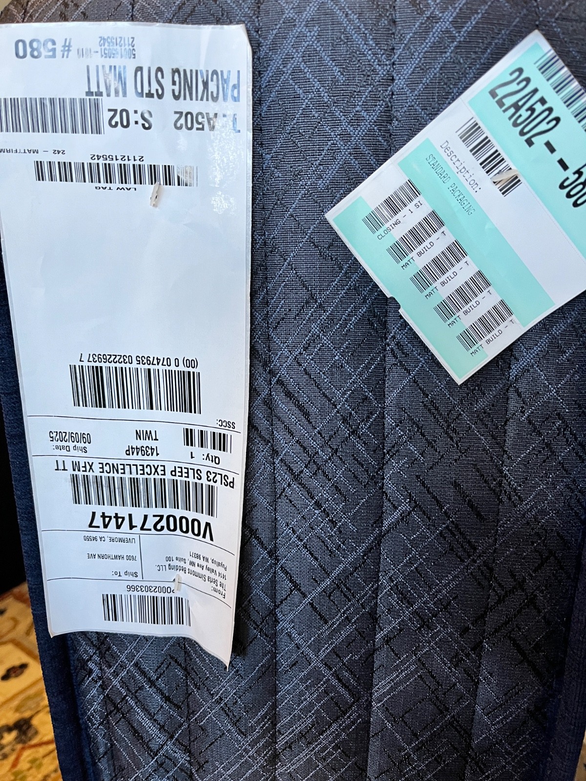 Twin Serta Perfect Sleeper Extra Firm Mattress – Brand New w/ Tags – Never Used