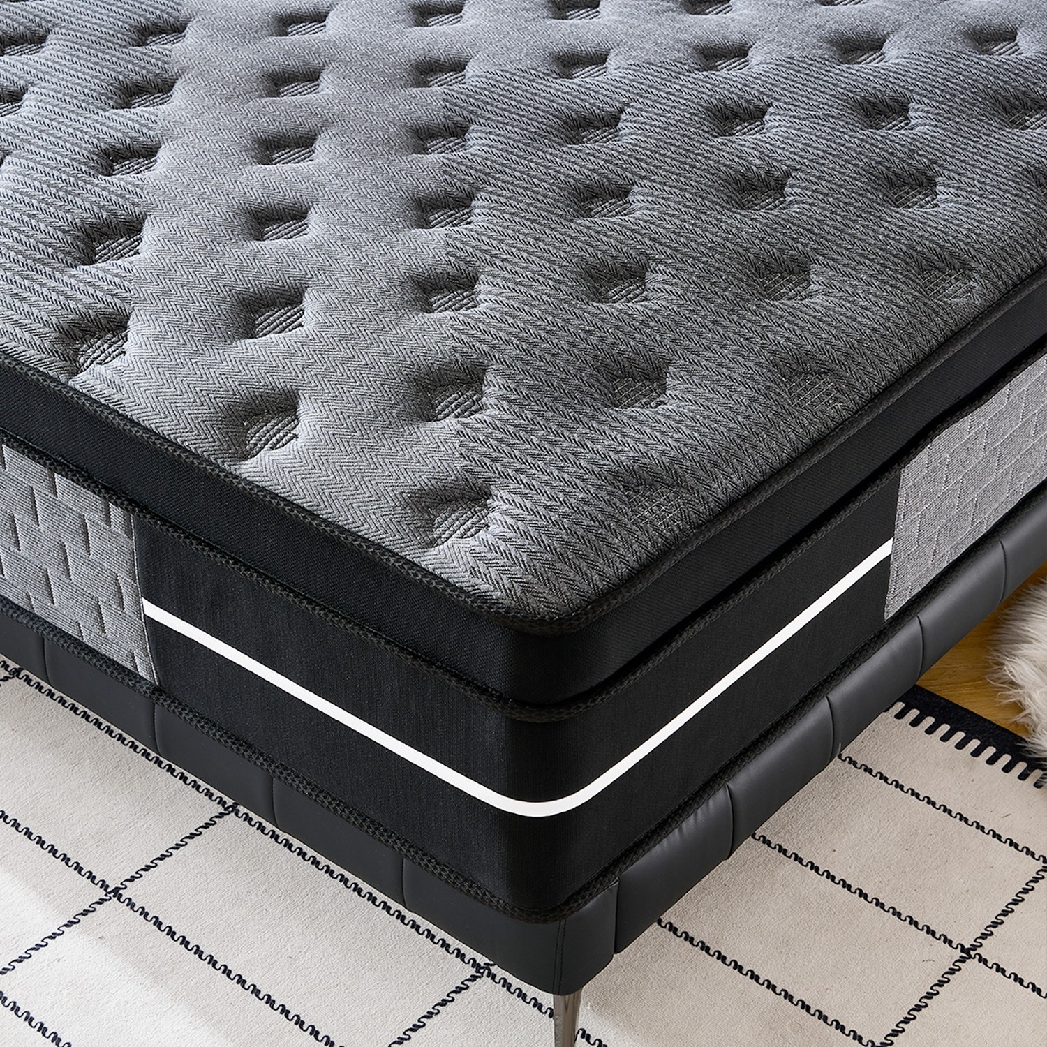 8″10″12″14 Twin Full Queen King Size Mattress in a Box Hybrid Spring Memory Foam