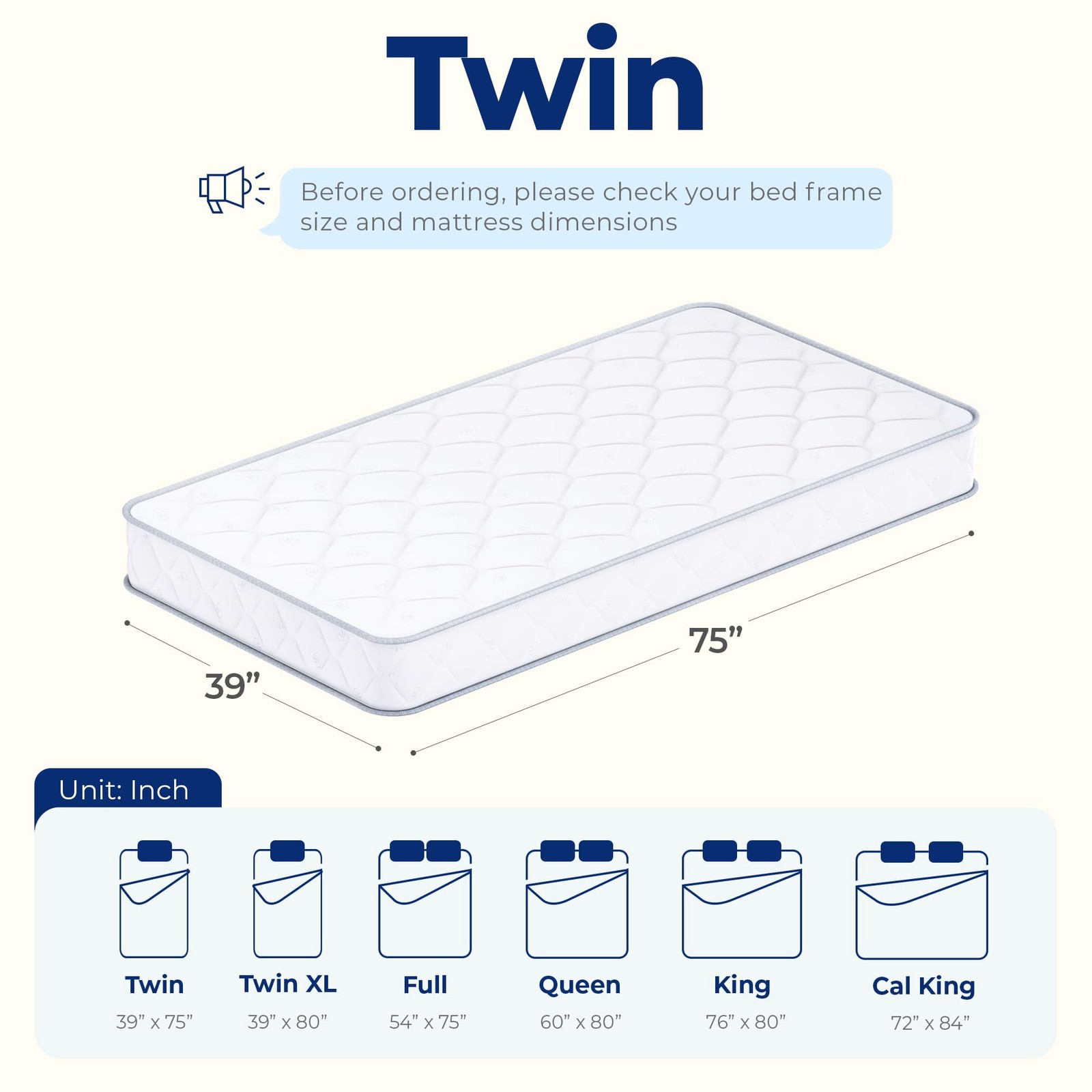 Neo Sleep Twin 8 Inch Hybrid Mattress