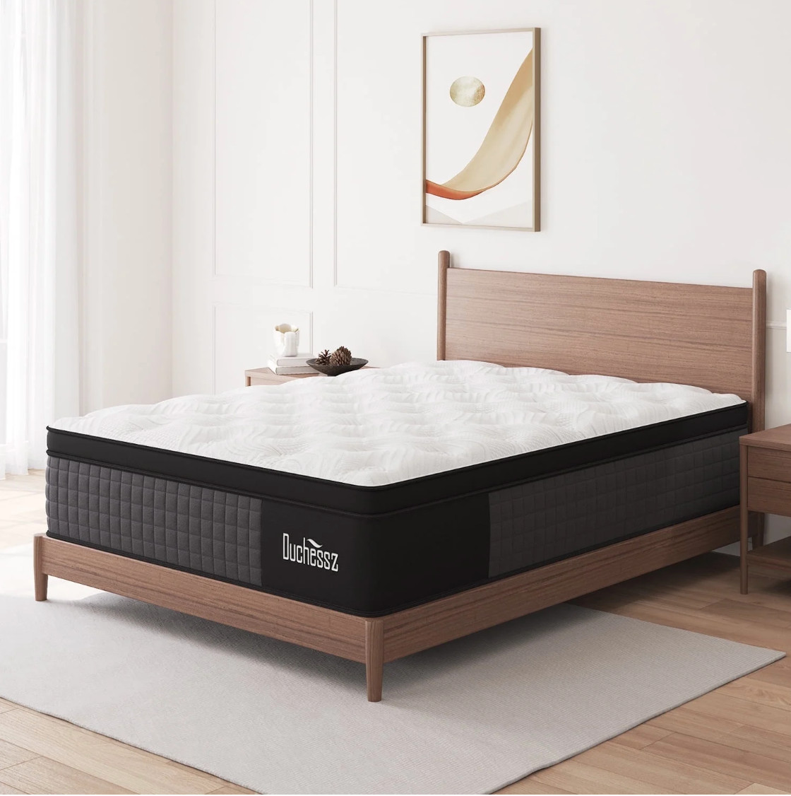 10″ King Colchon Gel Memory Foam Hibrido Cama King Mattress Hybrid Medium Firm