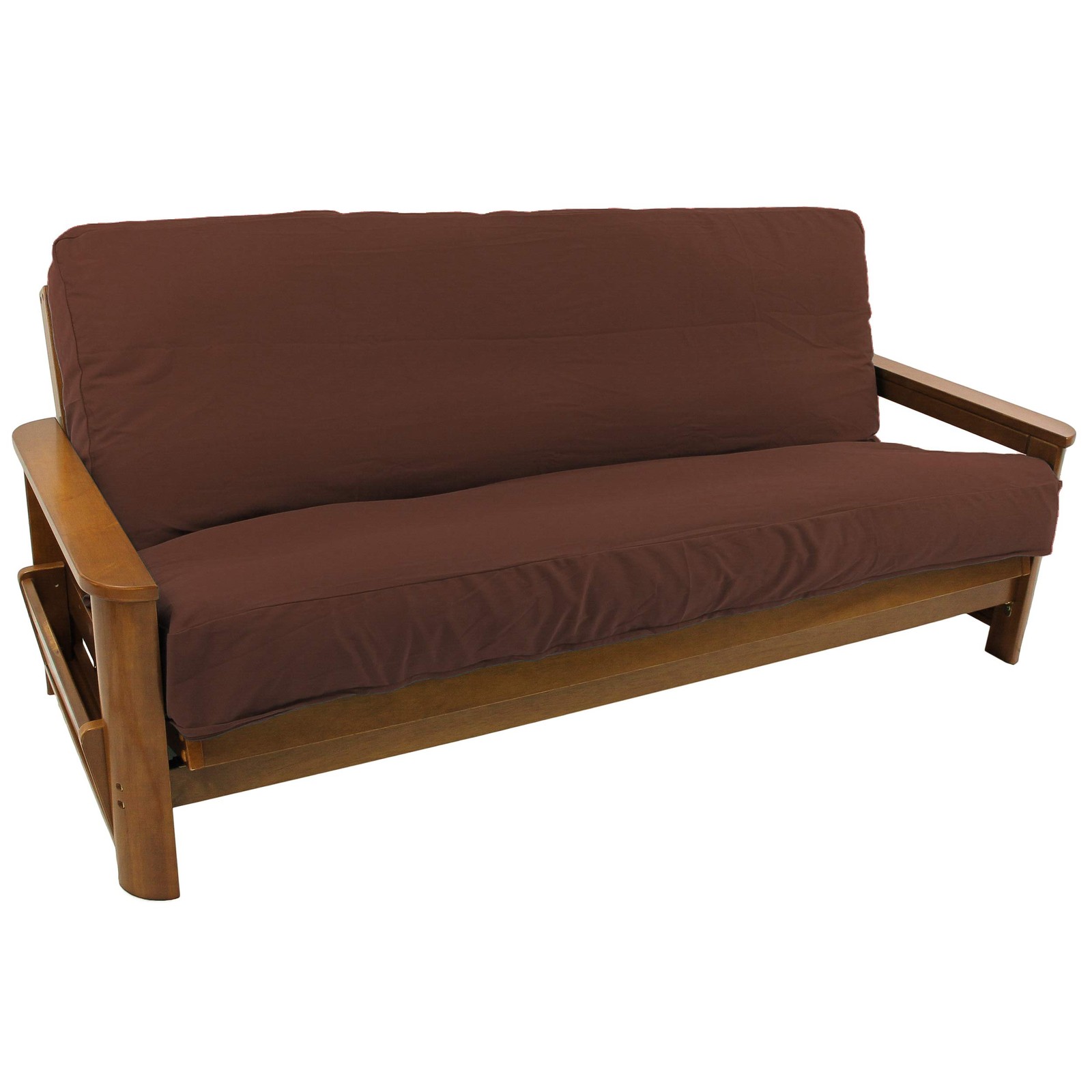 Blazing Needles Solid Twill 8 to 9 In Full Futon Cover