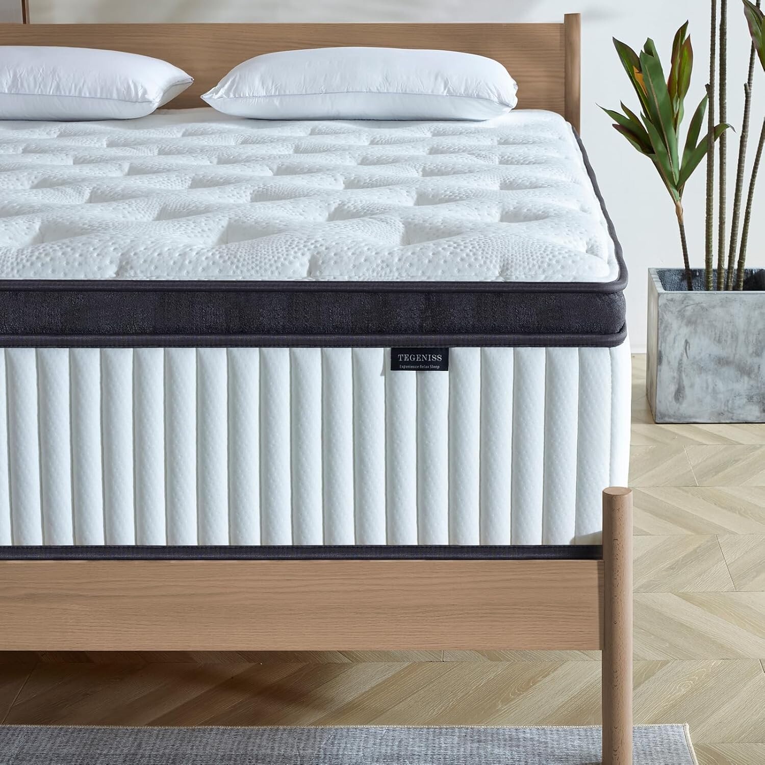 King Size Mattress, 14 Inch King Size Memory Foam Mattres in A Box for Comfort S