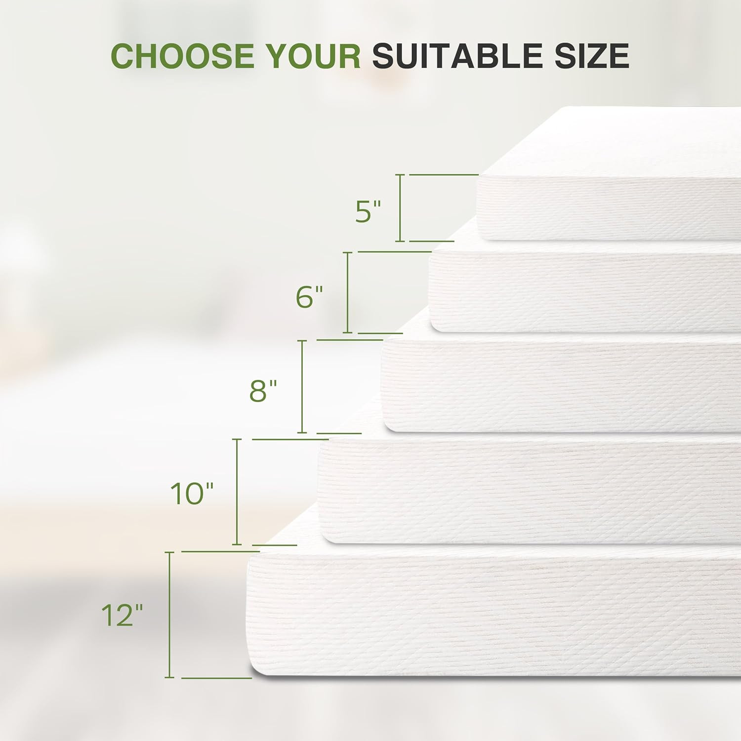 Twin Mattress in a Box, 6 Inch Mattresses for Kids Bed Single Size Daybed Indivi