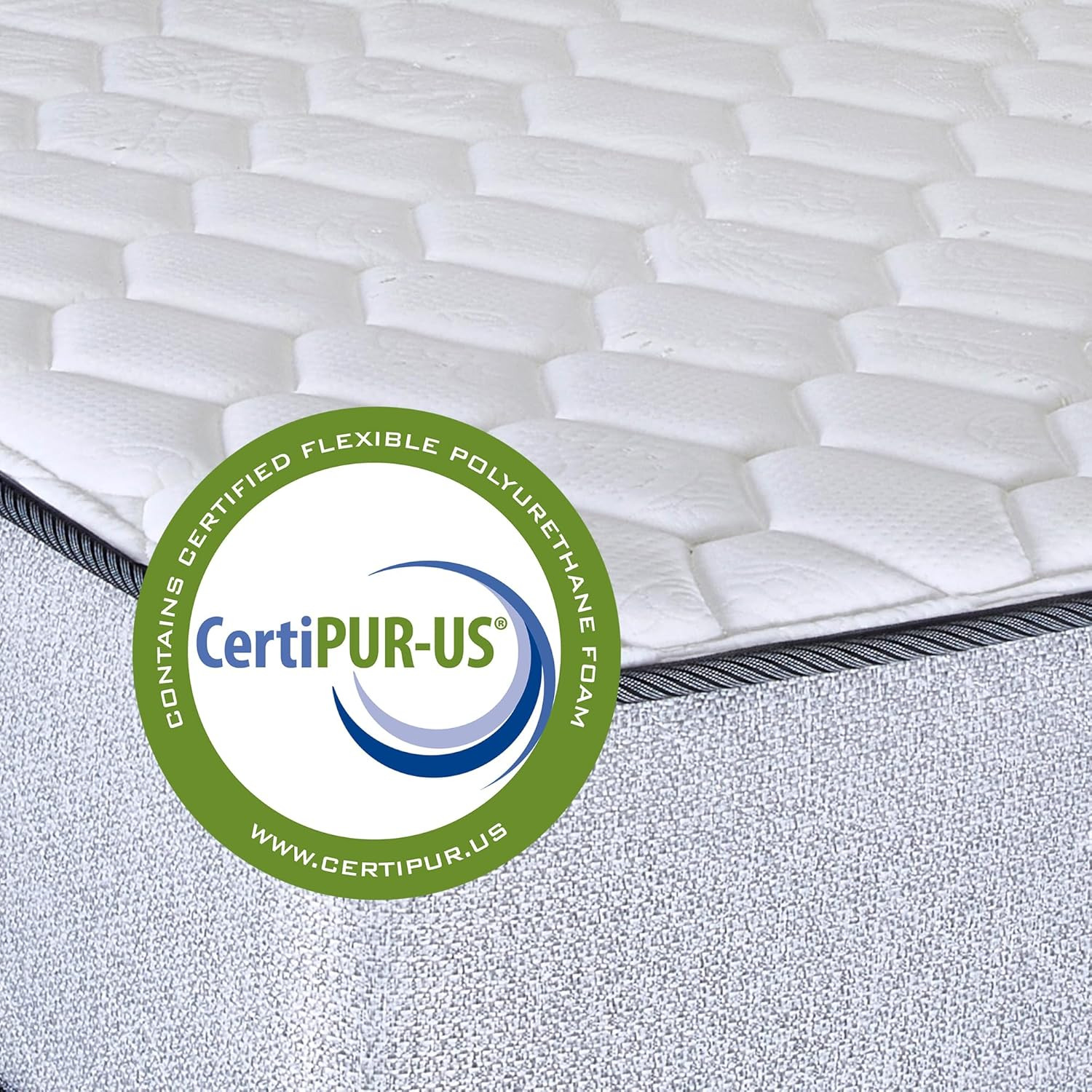 Medium Firm Tight Top High Density Poly Foam Rolled Mattress for RV, Cot, Foldin