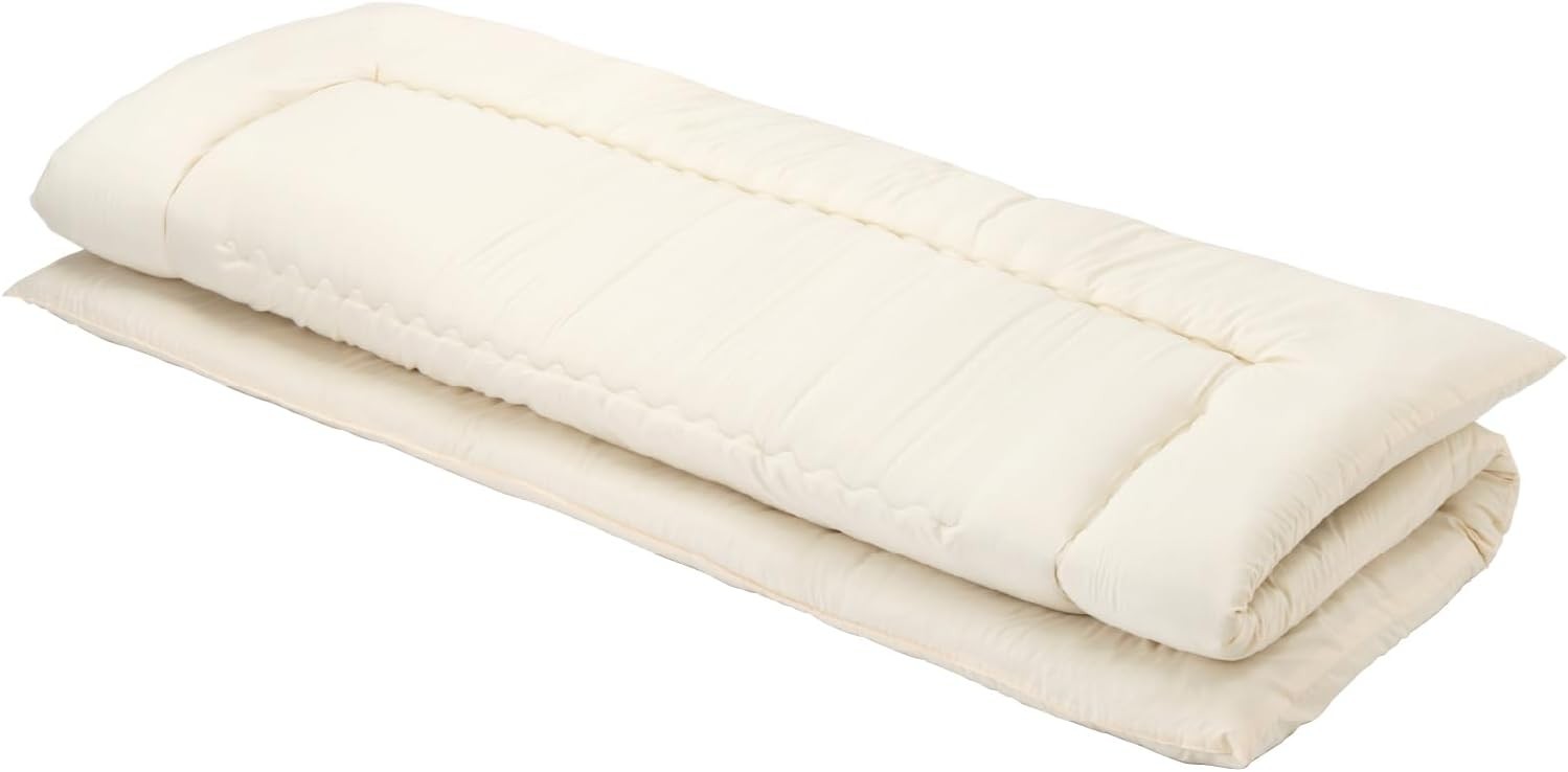 Japanese Futon Floor Mattr, Firm-Core SHIKIBUTON, Made in Japan