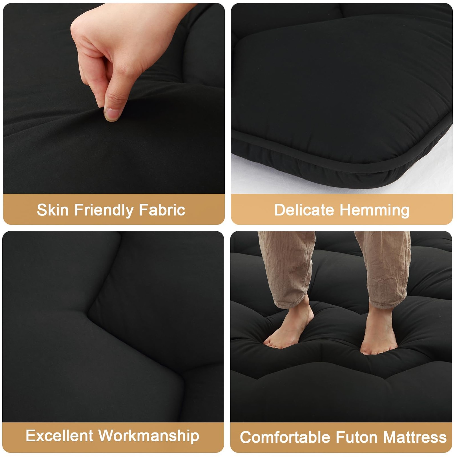 Floor Mattress Japanese Futon Mattress Sleeping Tatami Mat Twin/Full/Queen Size