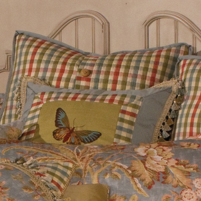 AICO Tricia 13-pc King Comforter Set in Spa
