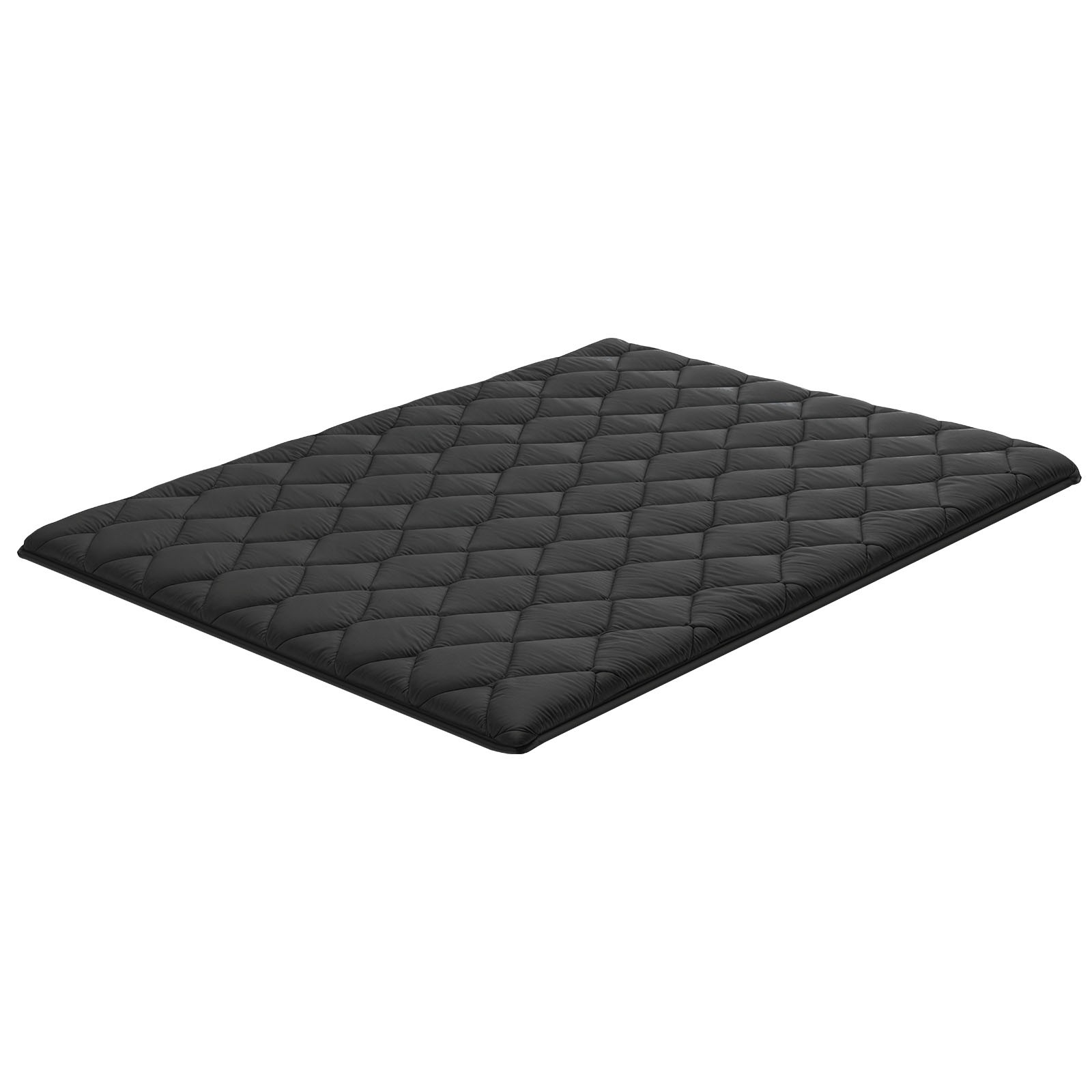 VEVOR Japanese Tatami Mat Queen Foldable Futon Mattress with Storage Bag Black