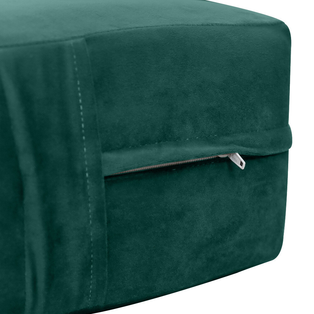 Knife Edge 8″ Twin-XL 80x39x8 Velvet Indoor Daybed Mattress |COVER ONLY|-AD317