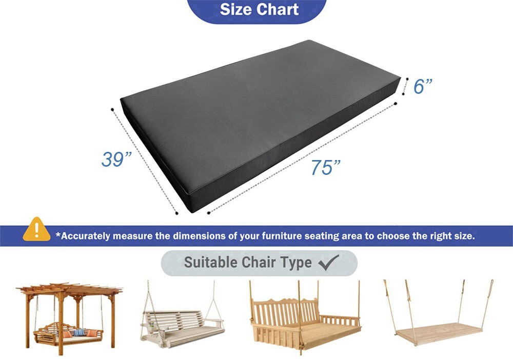 |COVER ONLY| Outdoor Piped Trim 6″ Twin Size Daybed Fitted Sheet Slipcover AD005