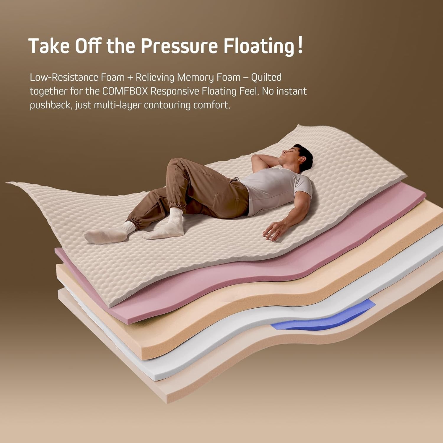 14 Inch Extra Firm Hybrid Mattress Queen Back Lumbar Hip Support