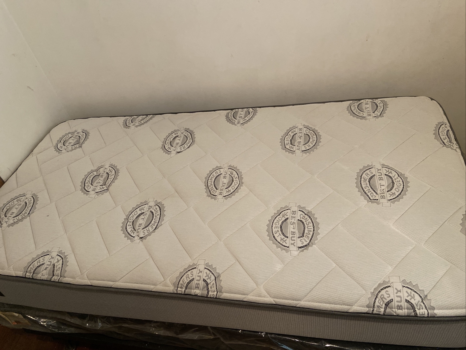 Grandeur Deluxe Twin Size (39″x75″x12″) Mattress and Box Spring Set – Fully…