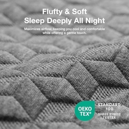 8″ Twin Hybrid Mattress in a Box – Gel Memory Foam, Pocketed Springs, Back Pain