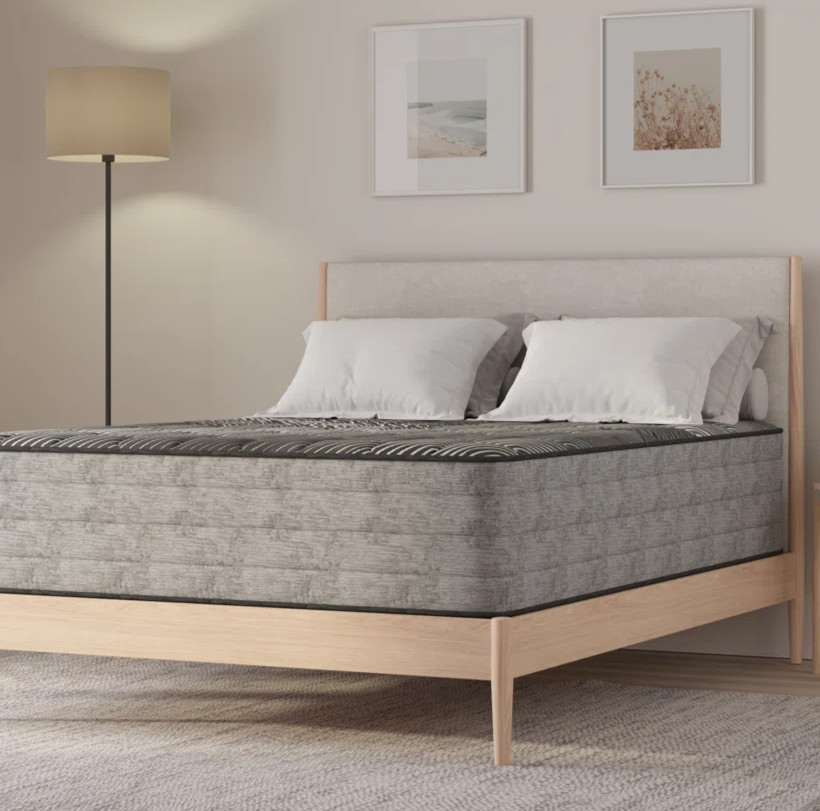 BLACK ICE Cooling Hybrid Mattress in a Box, Plush (Soft), Made in the USA