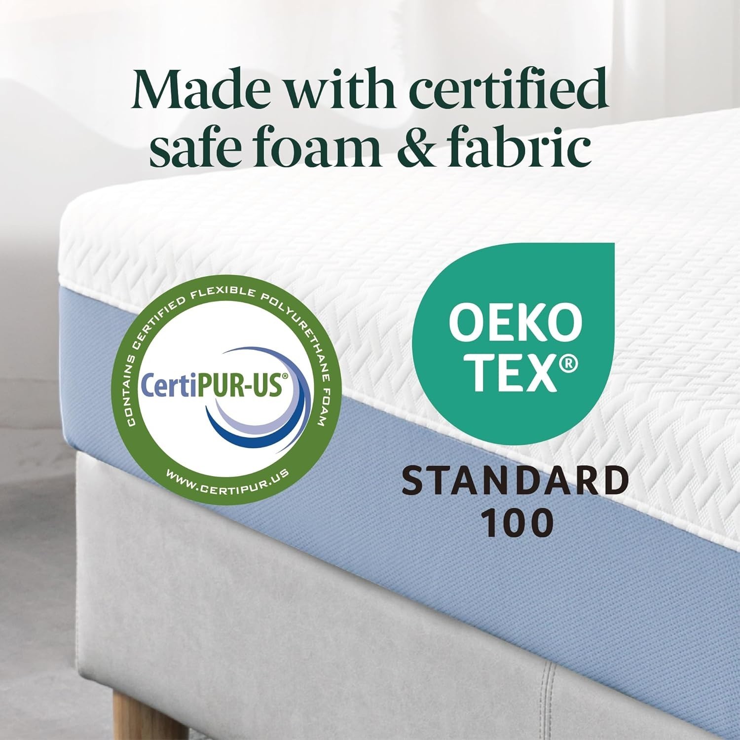 Memory Foam Mattress Twin Cooling Bed Breathable Pressure Relief Safe Materials