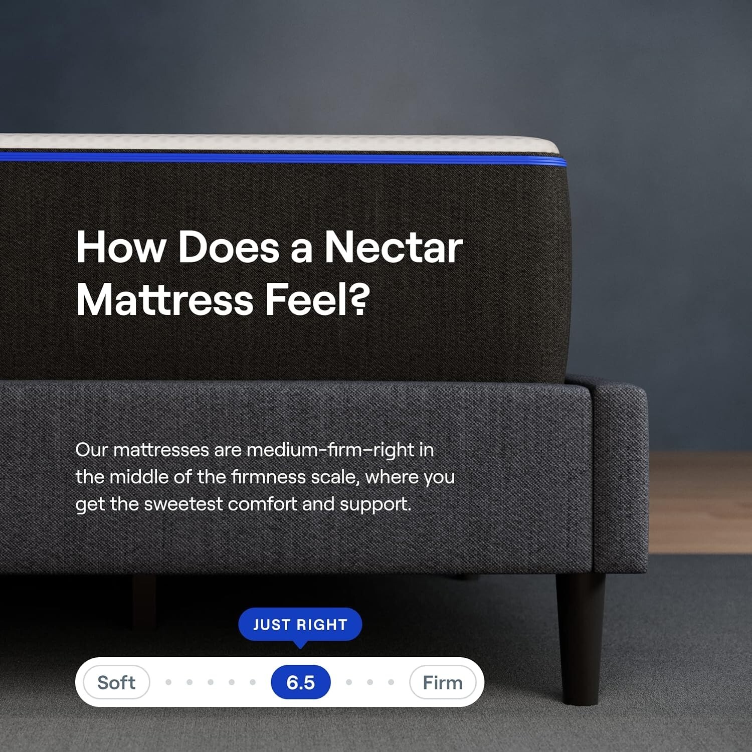 Nectar Cal-King Mattress 12 Inch – Medium Firm Gel Memory Foam Mattress