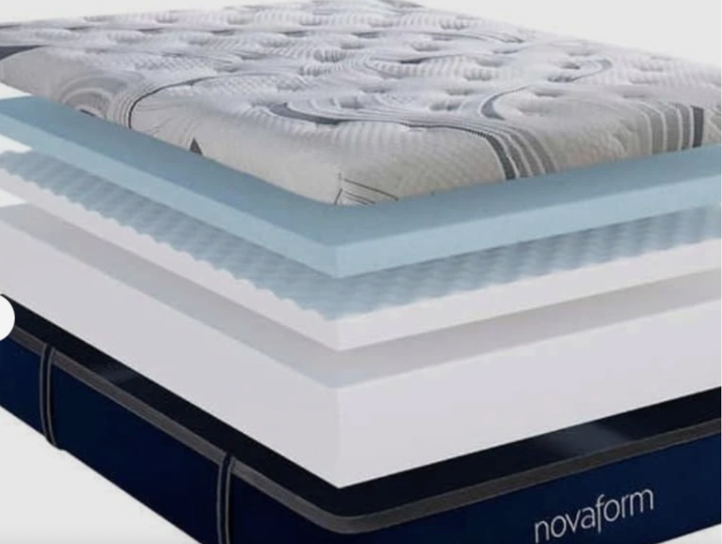 Novaform 14” ComfortGrande Advanced Gel Memory Foam Mattress,Queen