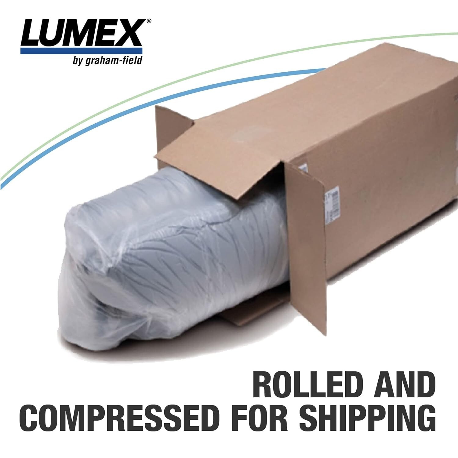 Lumex Select Hospital Bed Mattress, Multi-Layer Foam, Fluid-Resistant Cover, …
