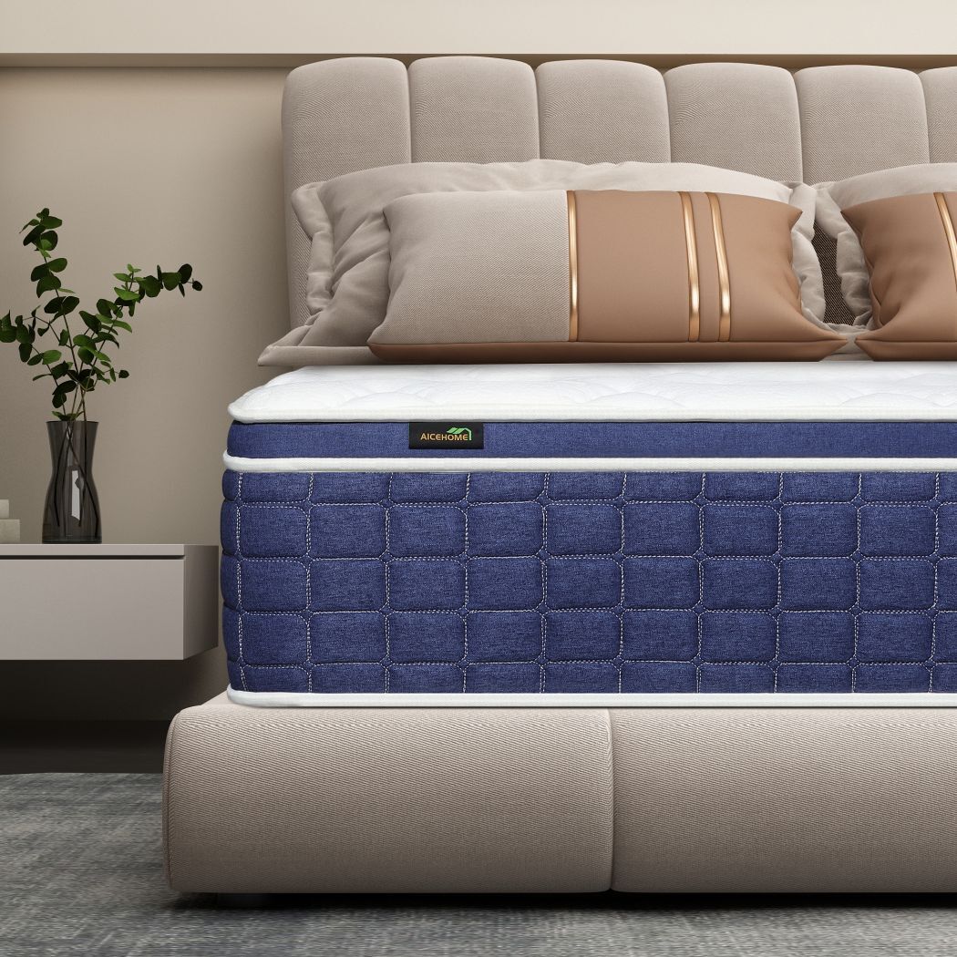 12 inch King Size Hybrid Memory Foam Mattress,Pocket Spring Mattress In A Box