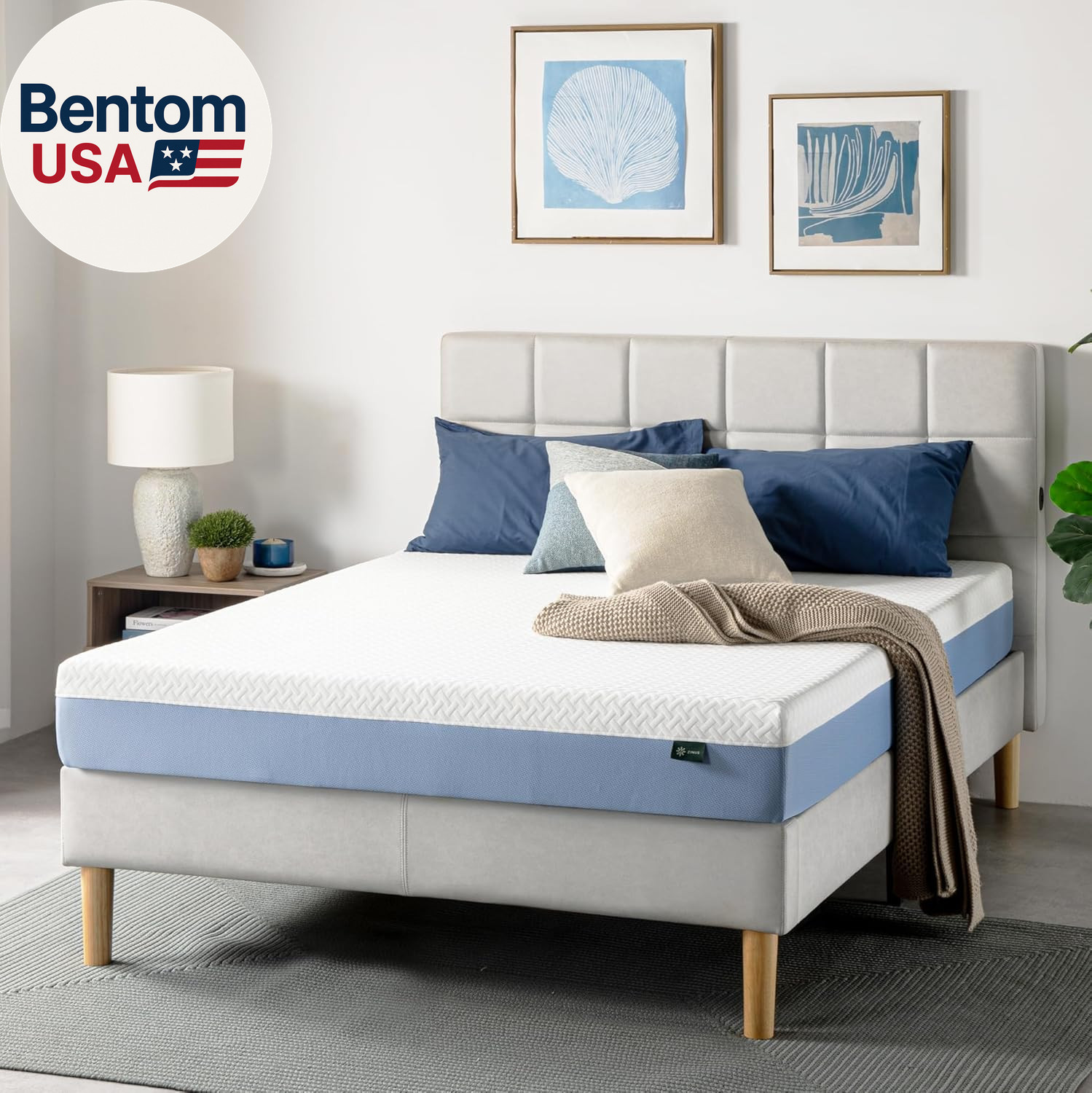 8 Inch Full Cooling Essential Memory Foam Mattress [Newversion], Fiberglass Free