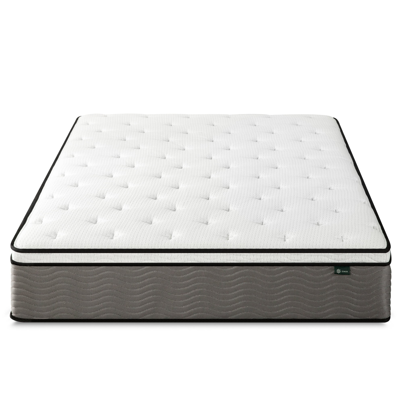 Zinus 12″ Queen Size Pressure Relief Hybrid Mattress Comfort Foam Pocket Springs