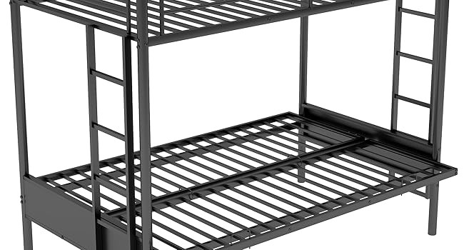 Twin Over Futon bunk Bed, Futon bunk Bed, loft Bed with futon,