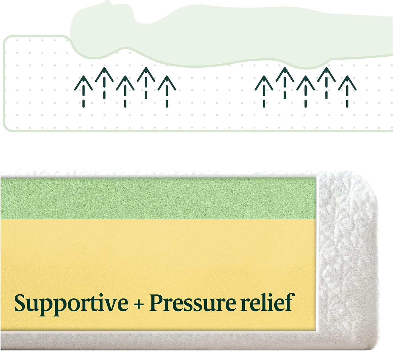 Zinus 8 Inch Green Tea Activfresh(R) Memory Foam Mattress, Twin, Mattress in a B
