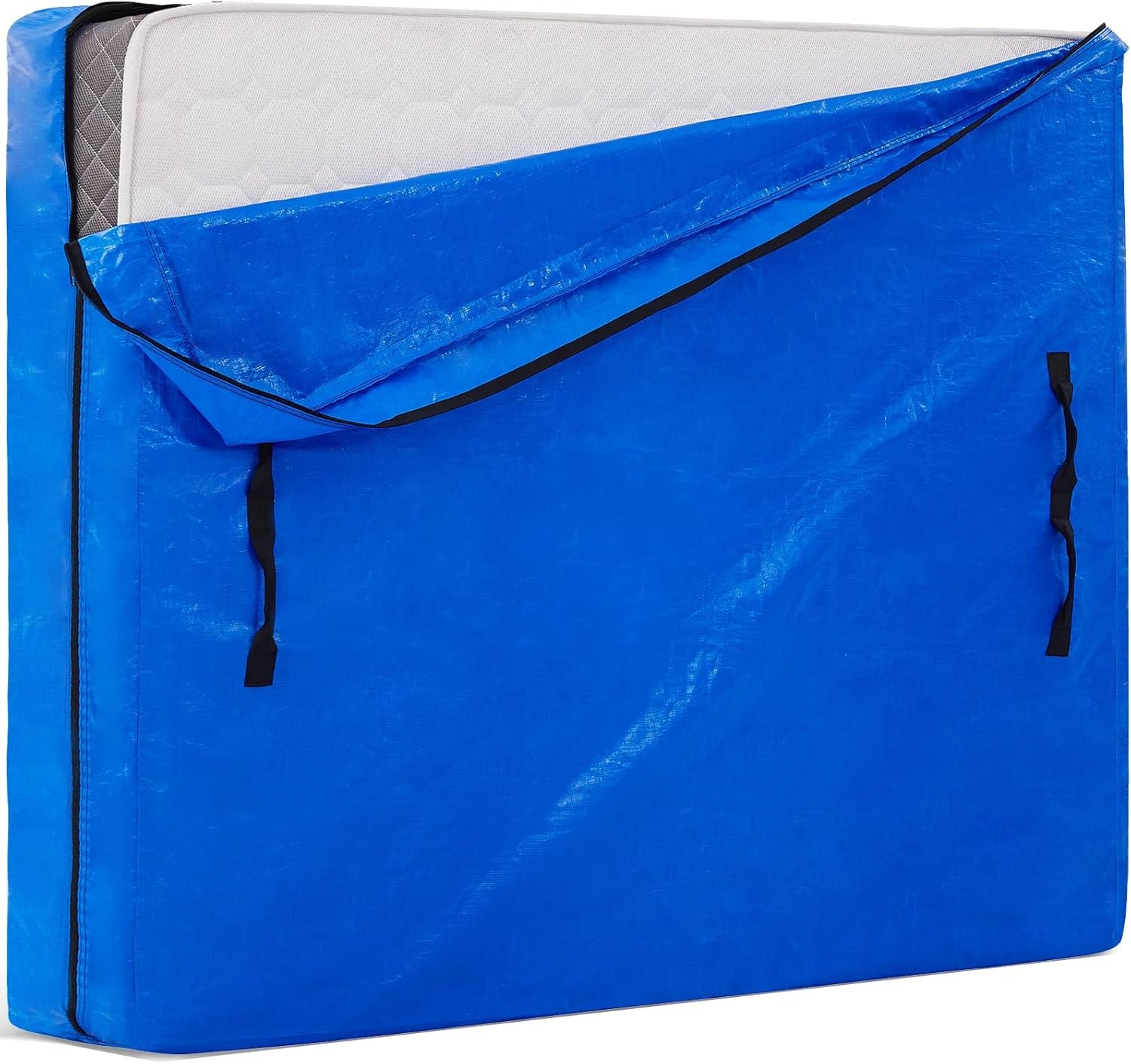 AlexHome Mattress Bag for Cali King：86"x75"x15", Blue