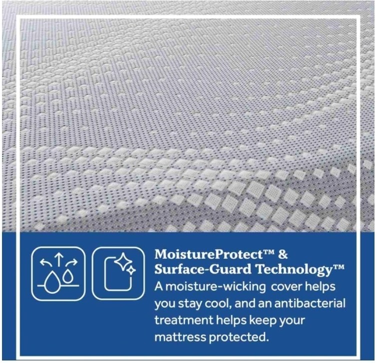 Sealy Posturepedic Queen Mattress Memory Foam 11 Inch NIB