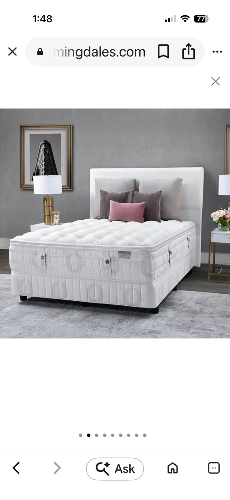 KLUFT SIGNATURE KING TRIBECA LUXETOP MEDIUM MATTRESS NEW CLOSEOUT EDITION
