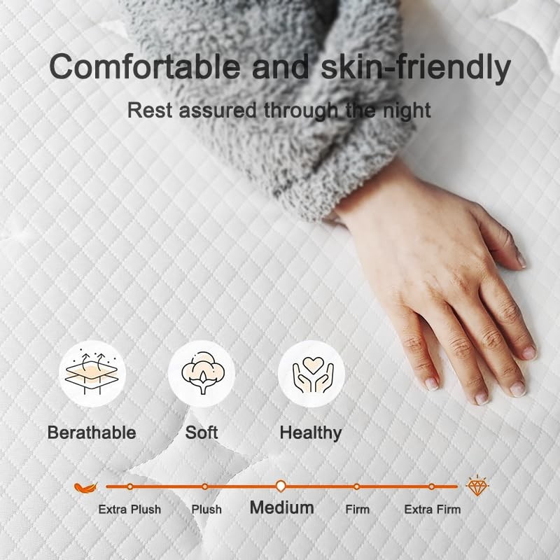 Queen Mattress, 10 Inch Queen Size Mattress in a Box, Hotel-Quality Soft Bed