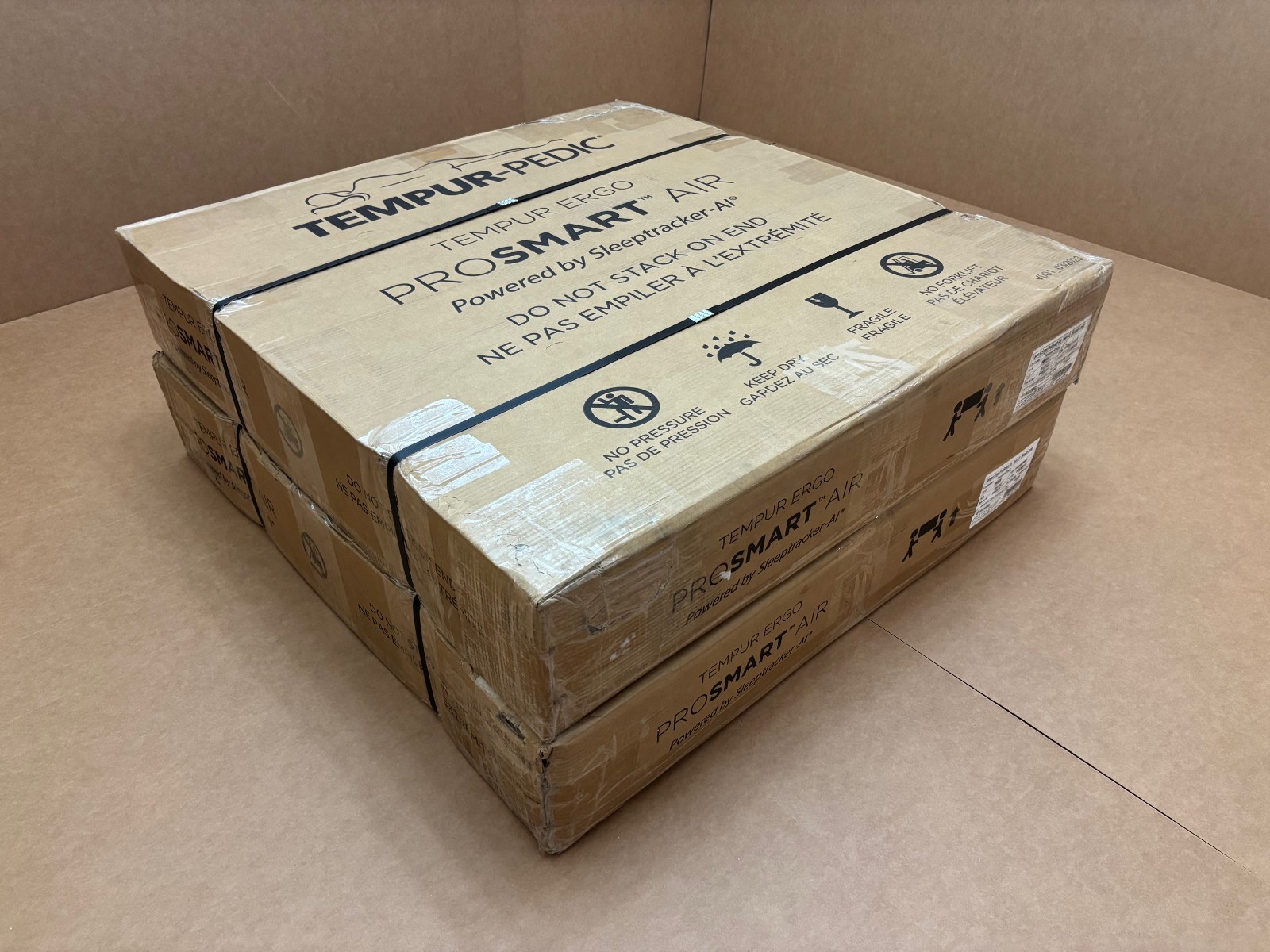 Tempurpedic ActiveBreeze Split King Mattress W/Pro Smart Air Adjustable Base NEW