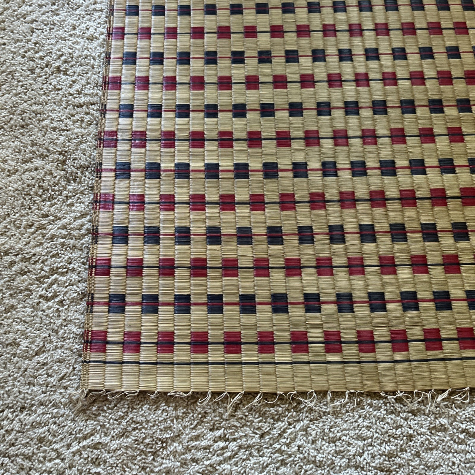 Japanese Tatami Mat Twin Natural Grass look (Undyed), Foldable Igusa Mattress…