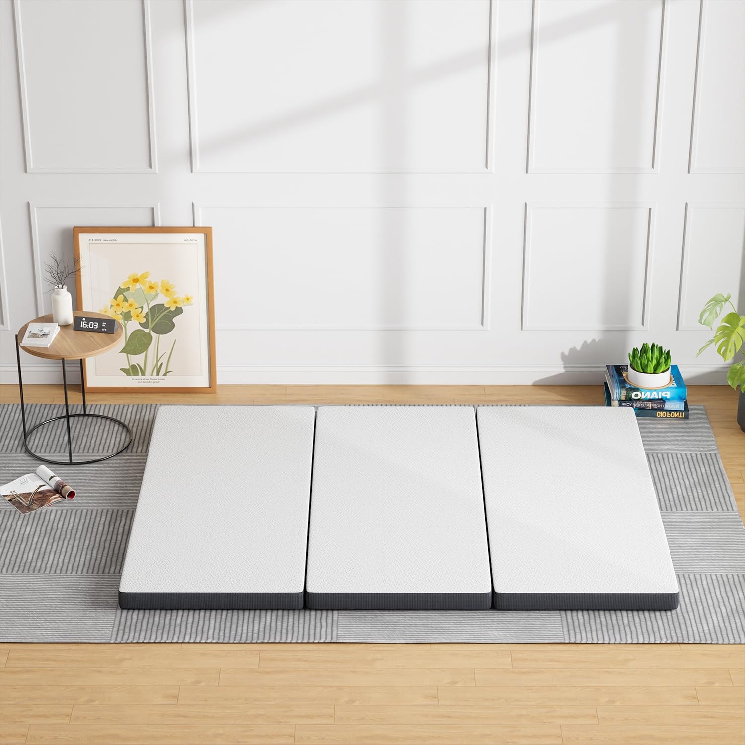 Mattress/Foldable Mattress for and Adults/Medium-Firm Mattress with a Collaps…