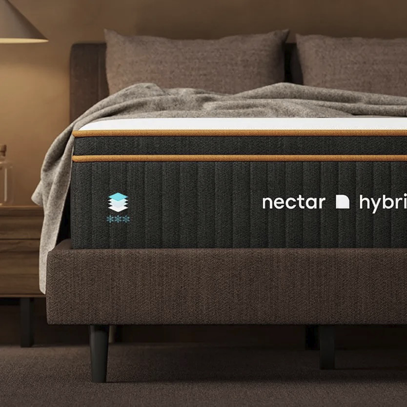 Nectar Premier Copper Hybrid Twin Mattress 14 Inch Medium Firm Memory Foam Steel