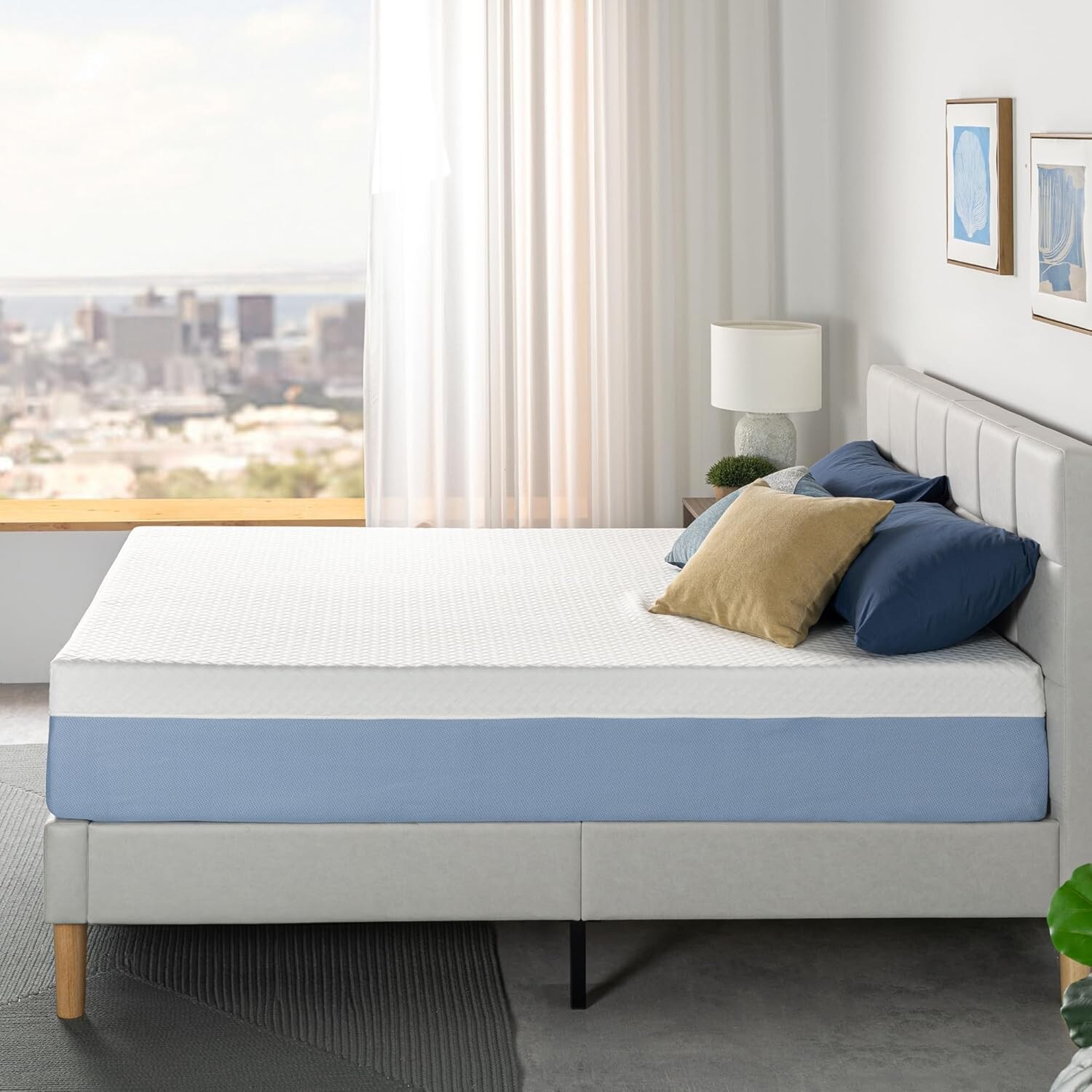 12 Inch Cooling Memory Foam Mattress – Full Size, Pressure Relief Design
