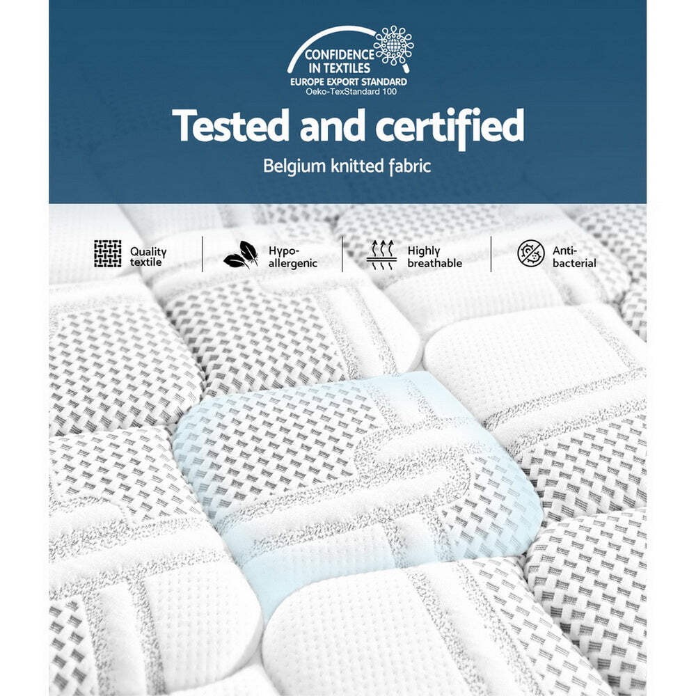 NNEDSZ Bedding Luna Euro Top Cool Gel Pocket Spring Mattress 36cm Thick ? Single